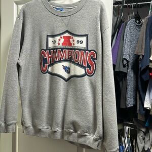 Tennessee Titans 1999 American Conference Champions Sweatshirt